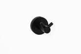 PERCHA DOBLE NEGRO MATE - BañoClick